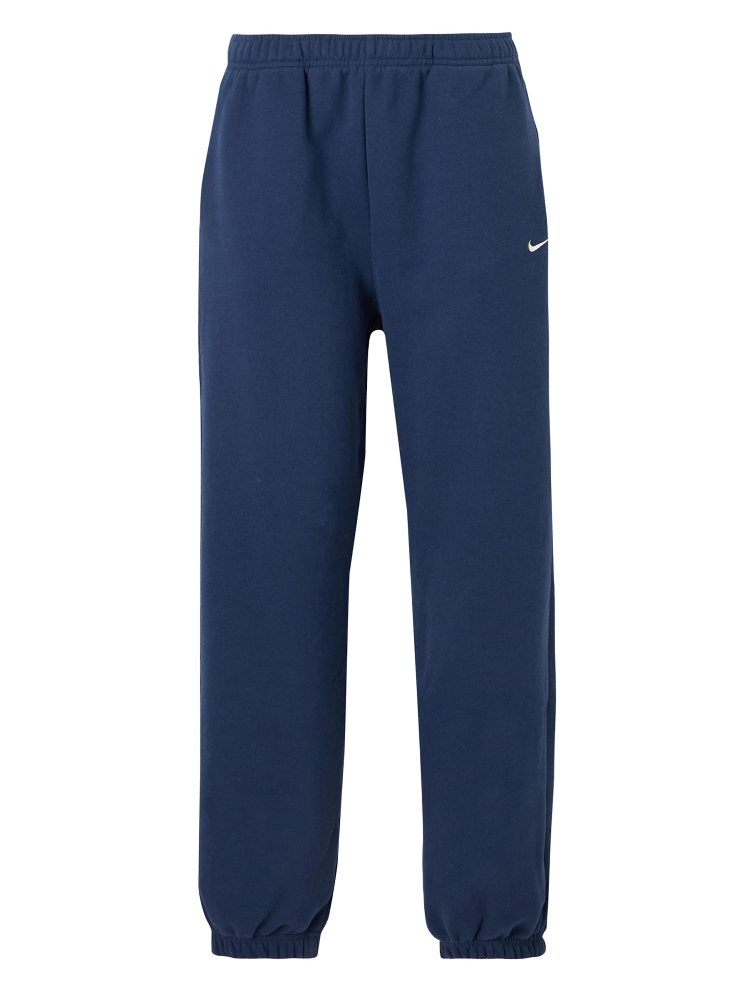 Nike Sportswear Trousers 'Studio Fleece' in Blue: front