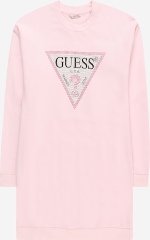 GUESS Obleka | roza barva: sprednja stran