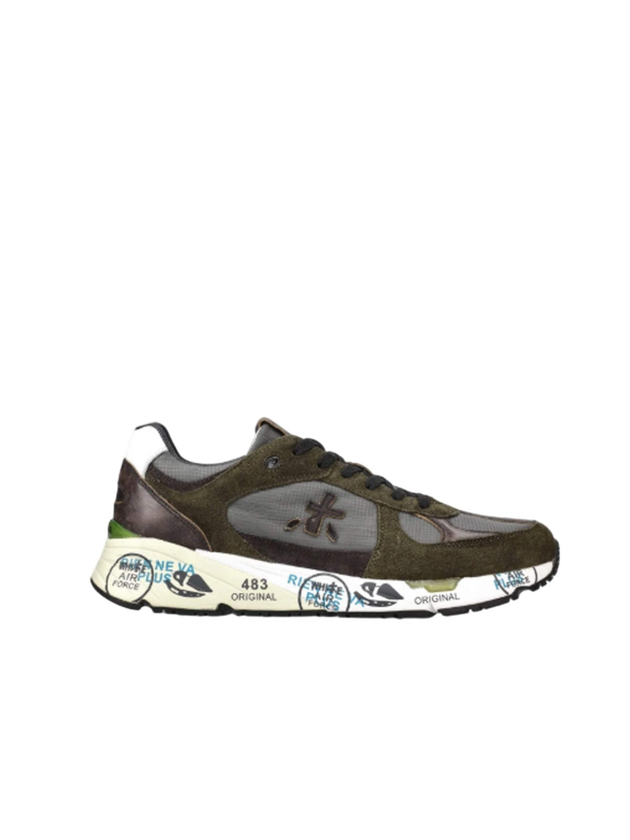 Premiata Sneakers in Brown: front
