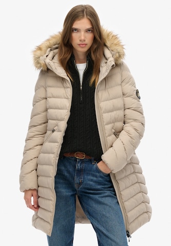 Veste mi-saison Superdry en gris : devant