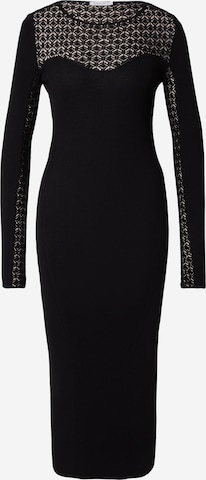 Robes en maille PATRIZIA PEPE en noir : devant