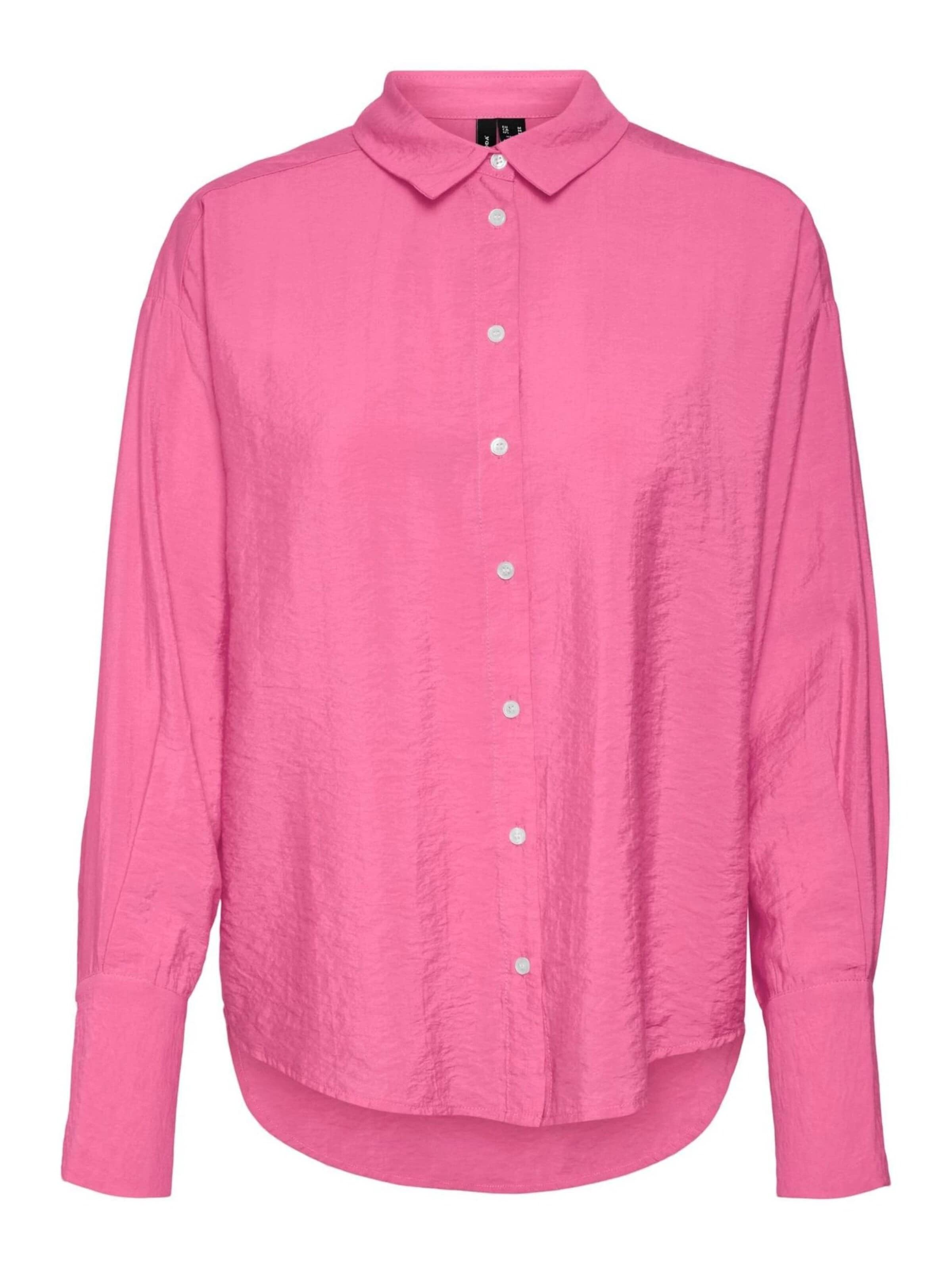 VERO MODA Bluse '10289934' i L i fuchsia, Produktvisning