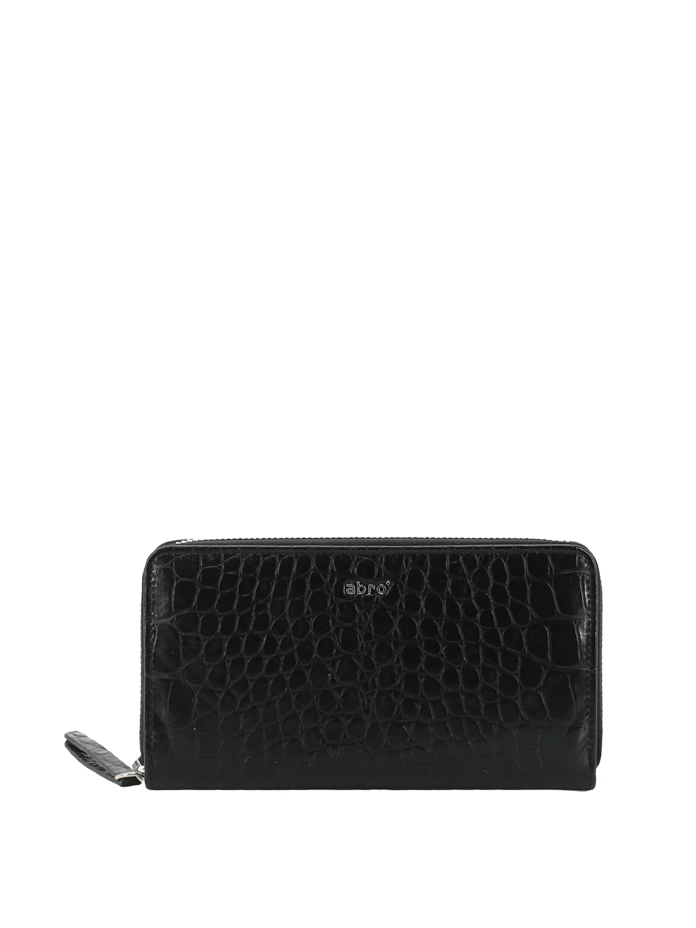 ABRO Wallet 'Geldbörse' in Black: front