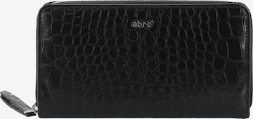 ABRO Wallet 'Geldbörse' in Black: front