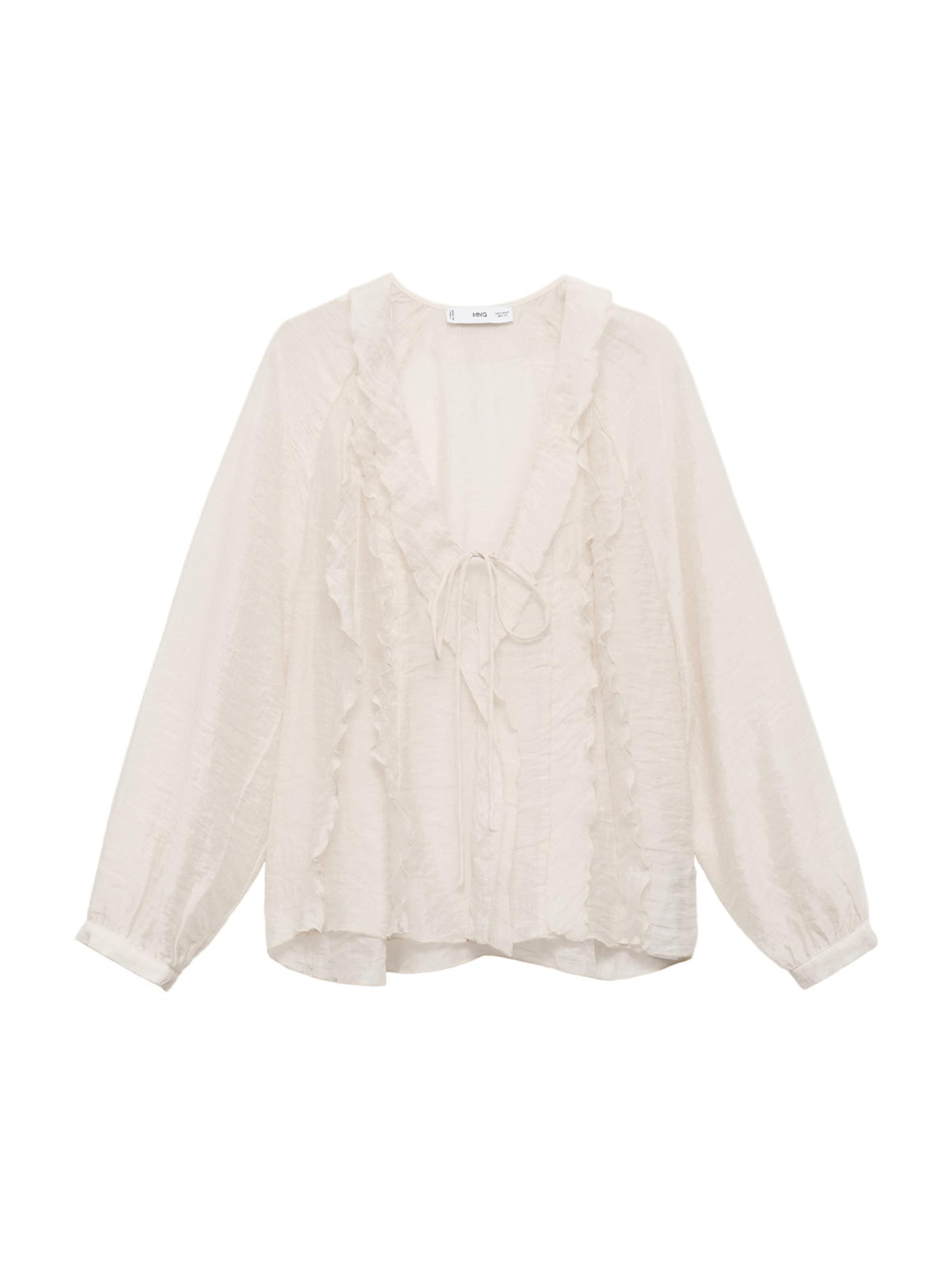 MANGO Pusero 'Dunst' värissä beige: etupuoli