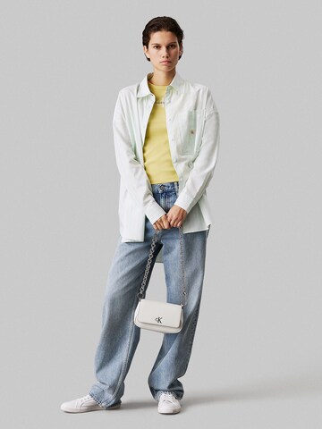 Sac bandoulière Calvin Klein Jeans en blanc