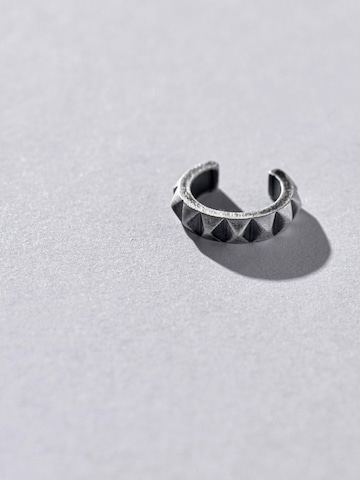 Boucles d'oreilles 'PETRAM' REYTEL en argent : devant
