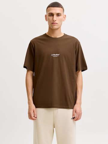 JACK & JONES - Camiseta en marrón: frente