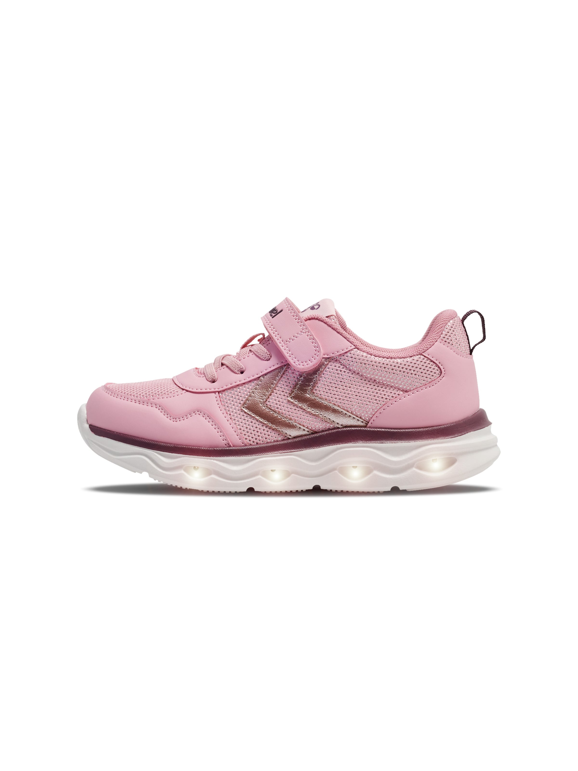 Hummel Sneakers in Roze: voorkant