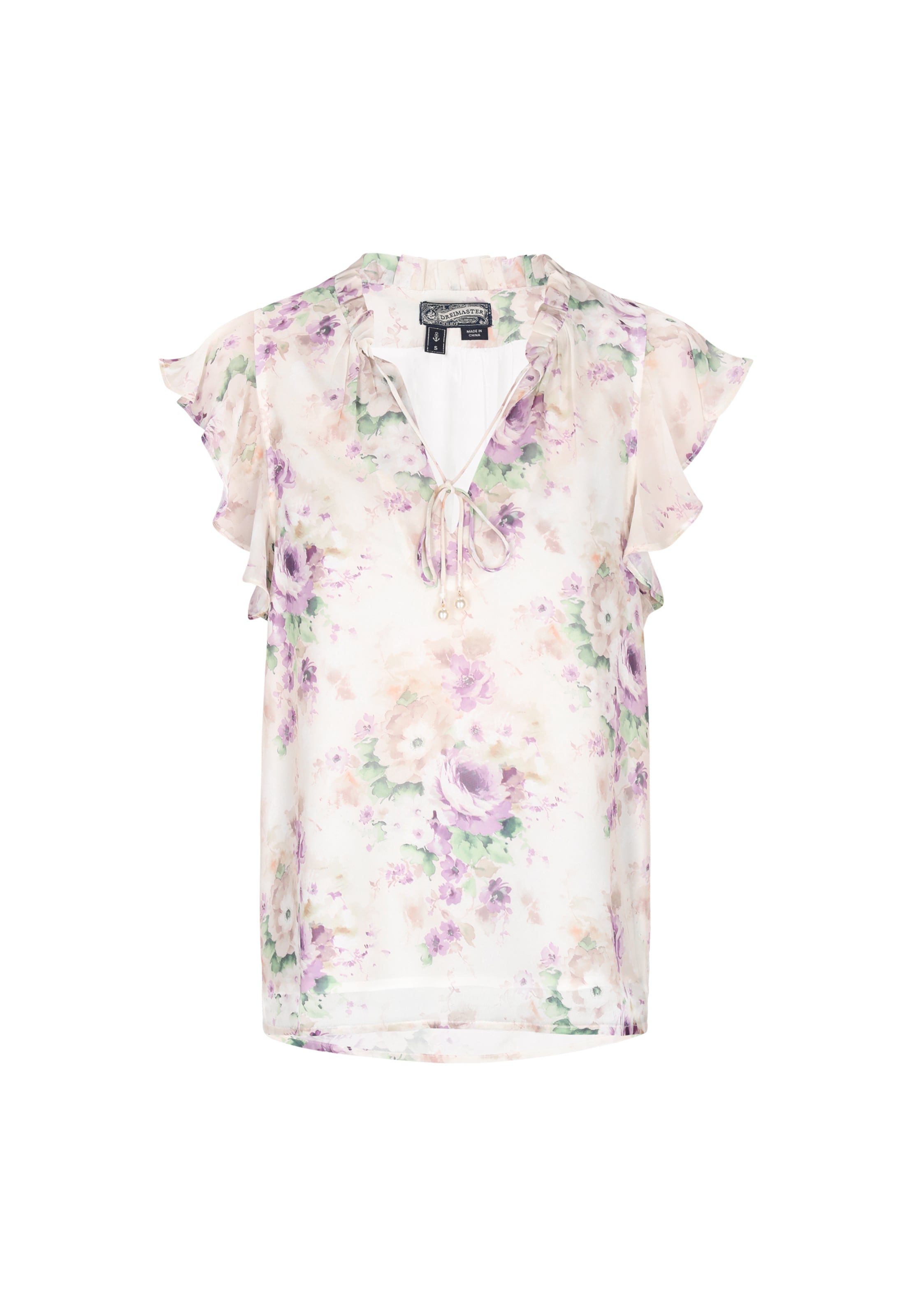 DreiMaster Vintage Pusero 'Vintage' värissä lila: etupuoli