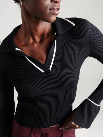 HUGO Pulóver 'Samur' - fekete