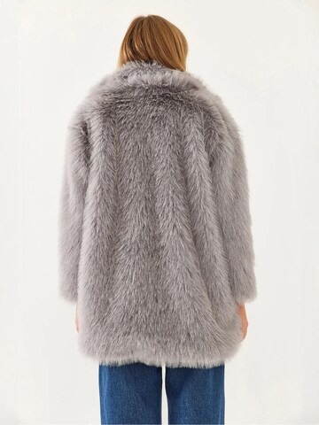 Bianco Lucci Wintermantel in Grijs