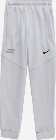 pelēks Nike Sportswear Pakapēniski sašaurināts piegriezums Bikses: no priekšpuses