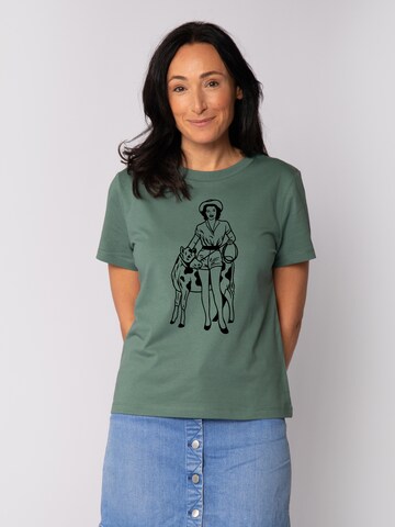 Watapparel Shirt 'Cowgirl' in Green: front