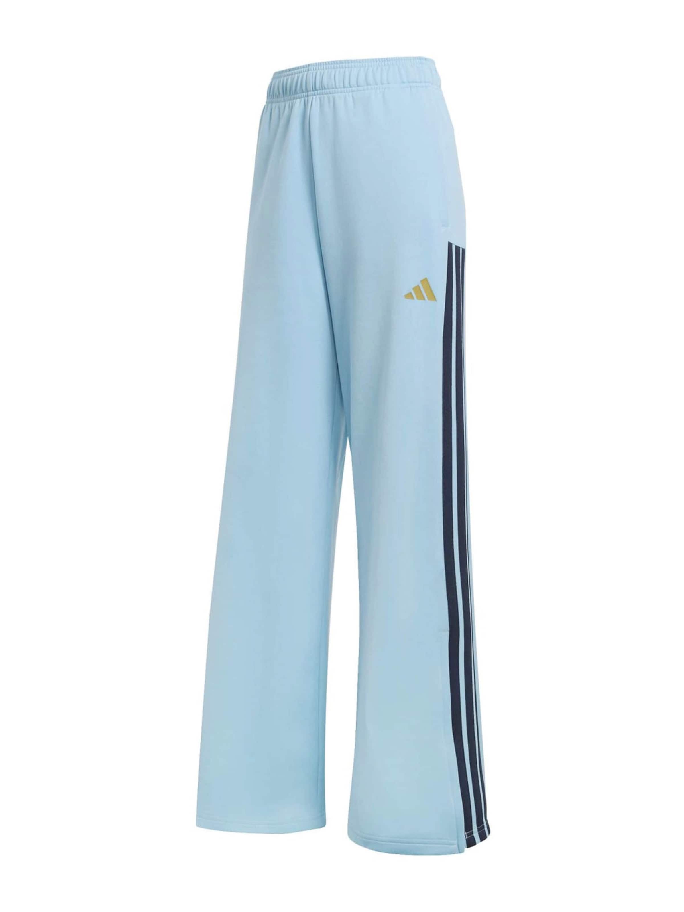 Wide Leg Pantalon de sport 'HER' ADIDAS SPORTSWEAR en bleu : devant