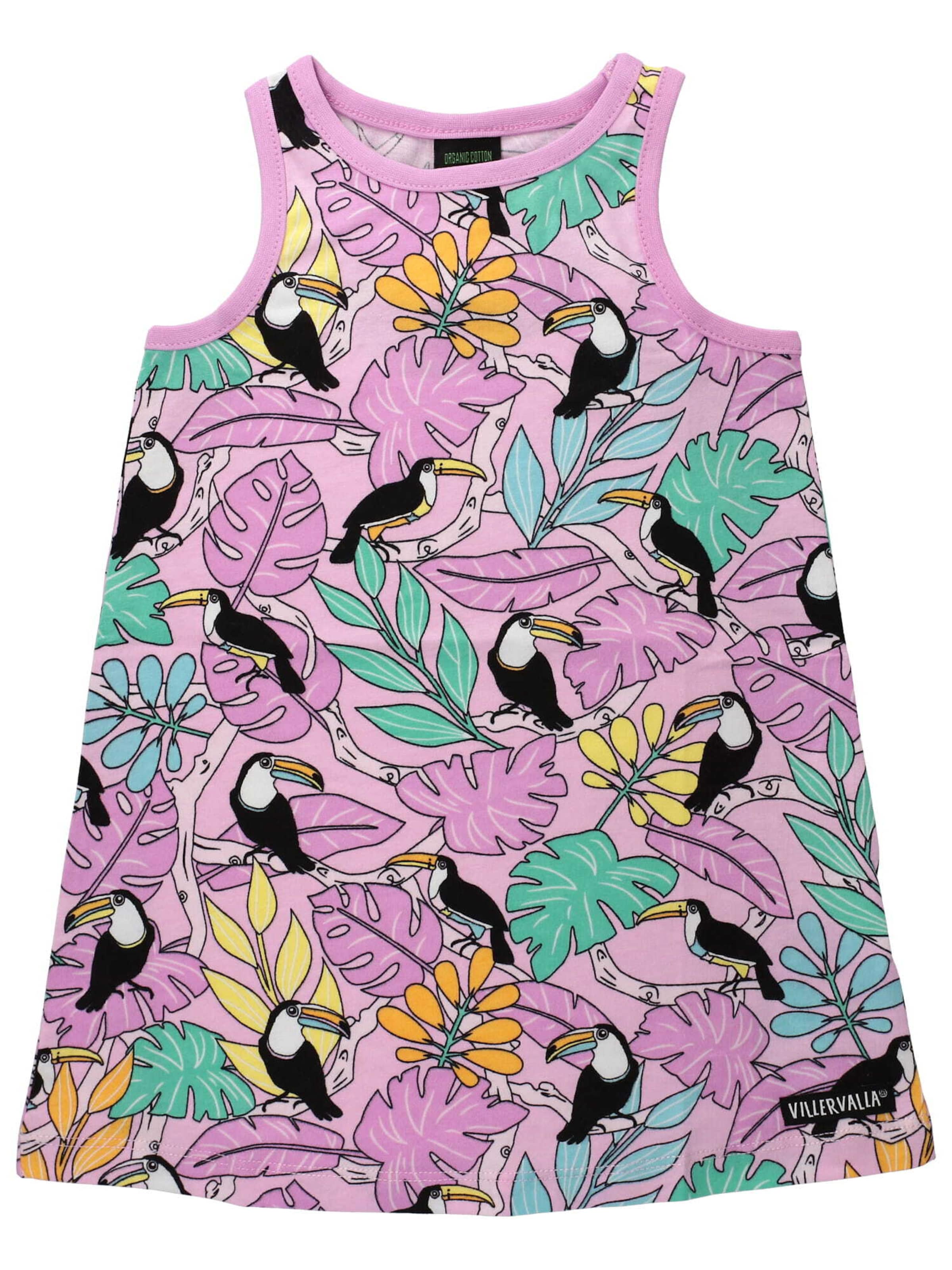 Villervalla Dress in Pink: front