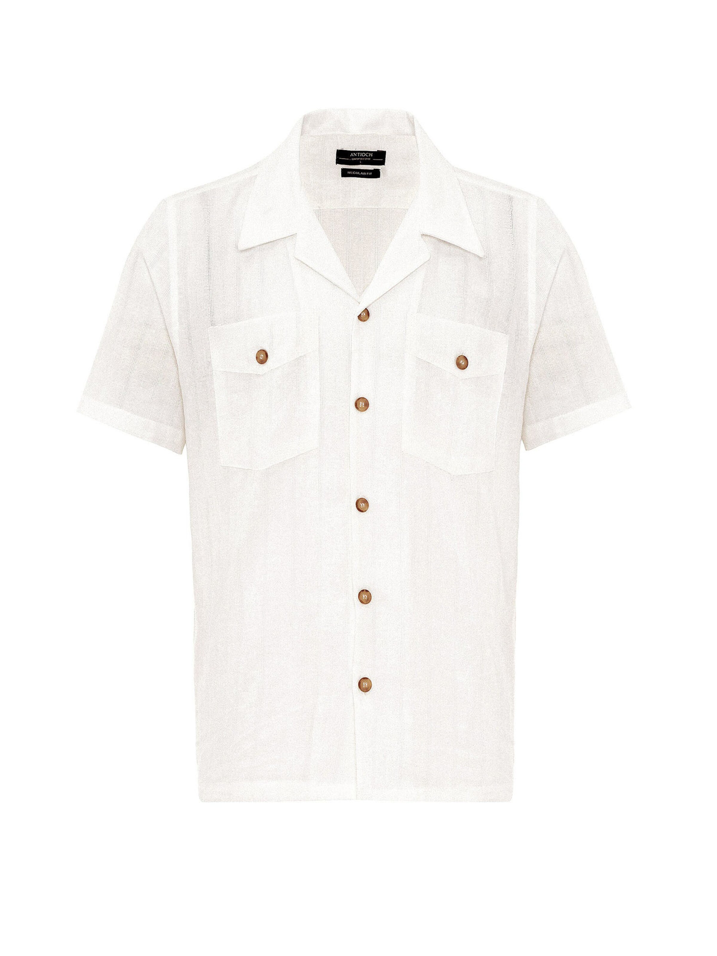 Antioch Regular fit Overhemd in Wit: voorkant