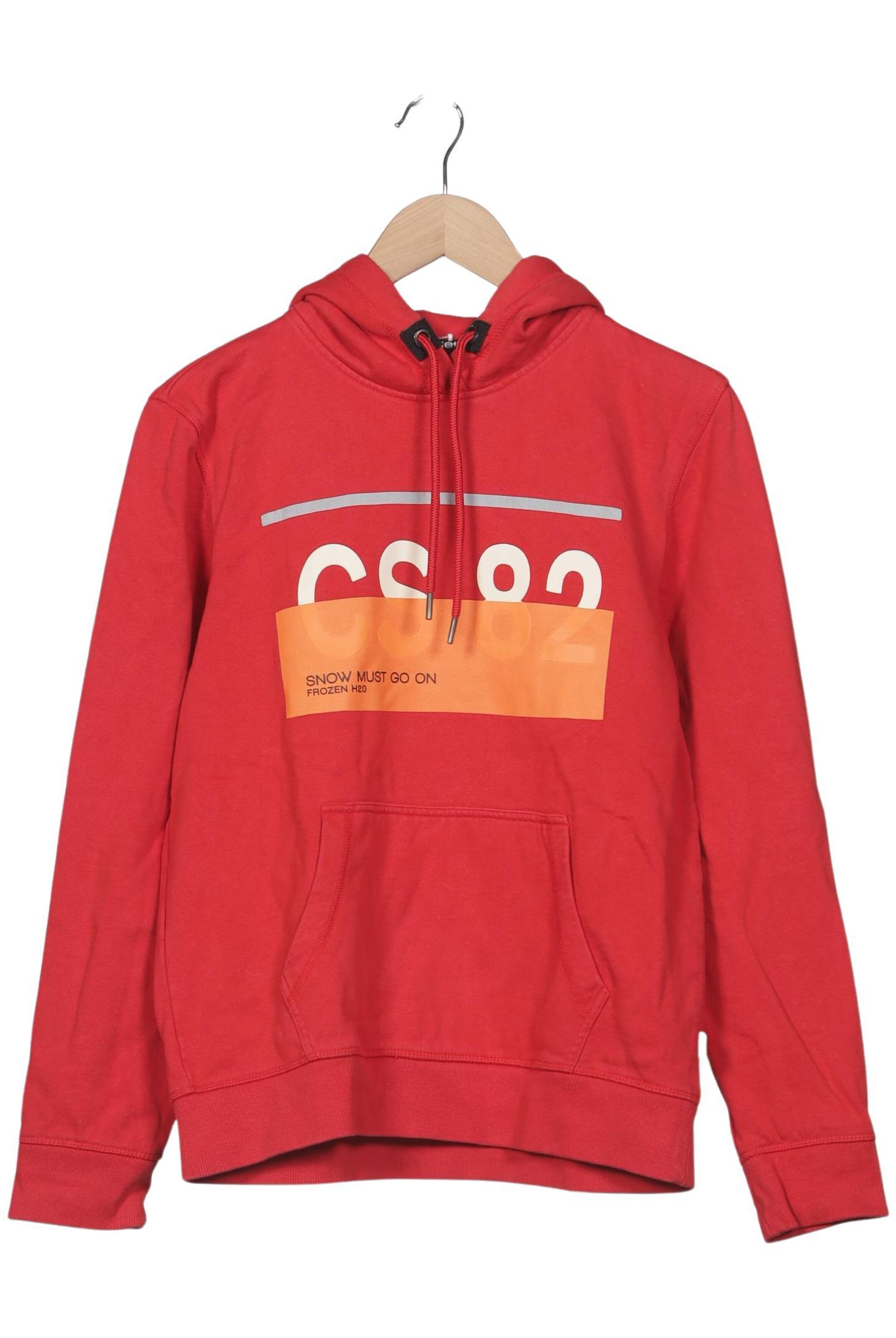 CHIEMSEE Sweatshirt & Zip-Up Hoodie in S in Red: front