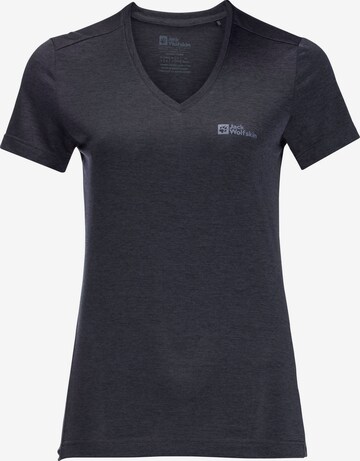 JACK WOLFSKIN Performance Shirt in Grey: front