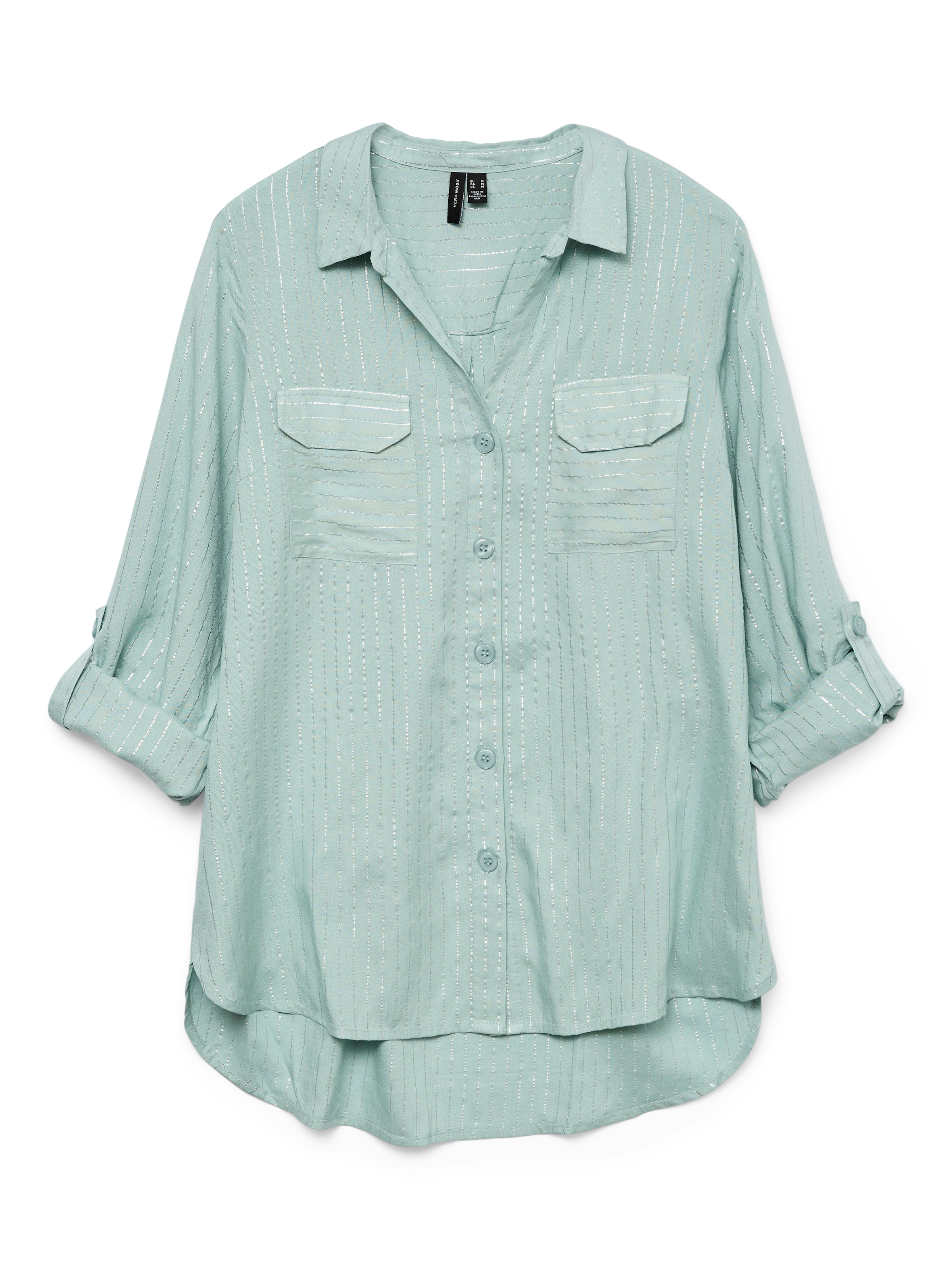 VERO MODA Blouse 'VMBumpy' in Green: front