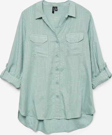 VERO MODA Blouse 'VMBumpy' in Green: front