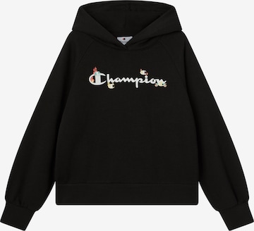 Champion Authentic Athletic Apparel Sweatshirt in Schwarz: Vorderseite