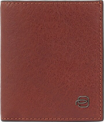 Piquadro Wallet 'Black Square' in Brown: front