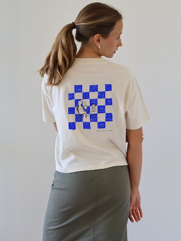 Kultgut Shirt 'Take a break' in White
