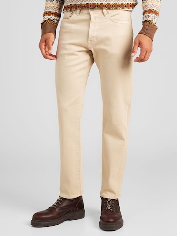 SELECTED HOMME Regular Jeans 'SCOTT' in Beige: predná strana