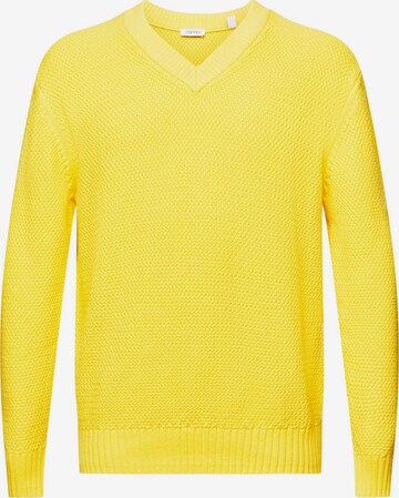 Pull-over ESPRIT en jaune : devant