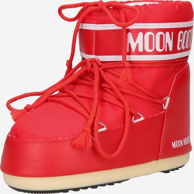 MOON BOOT Snowboots in rot / weiß, Produktansicht