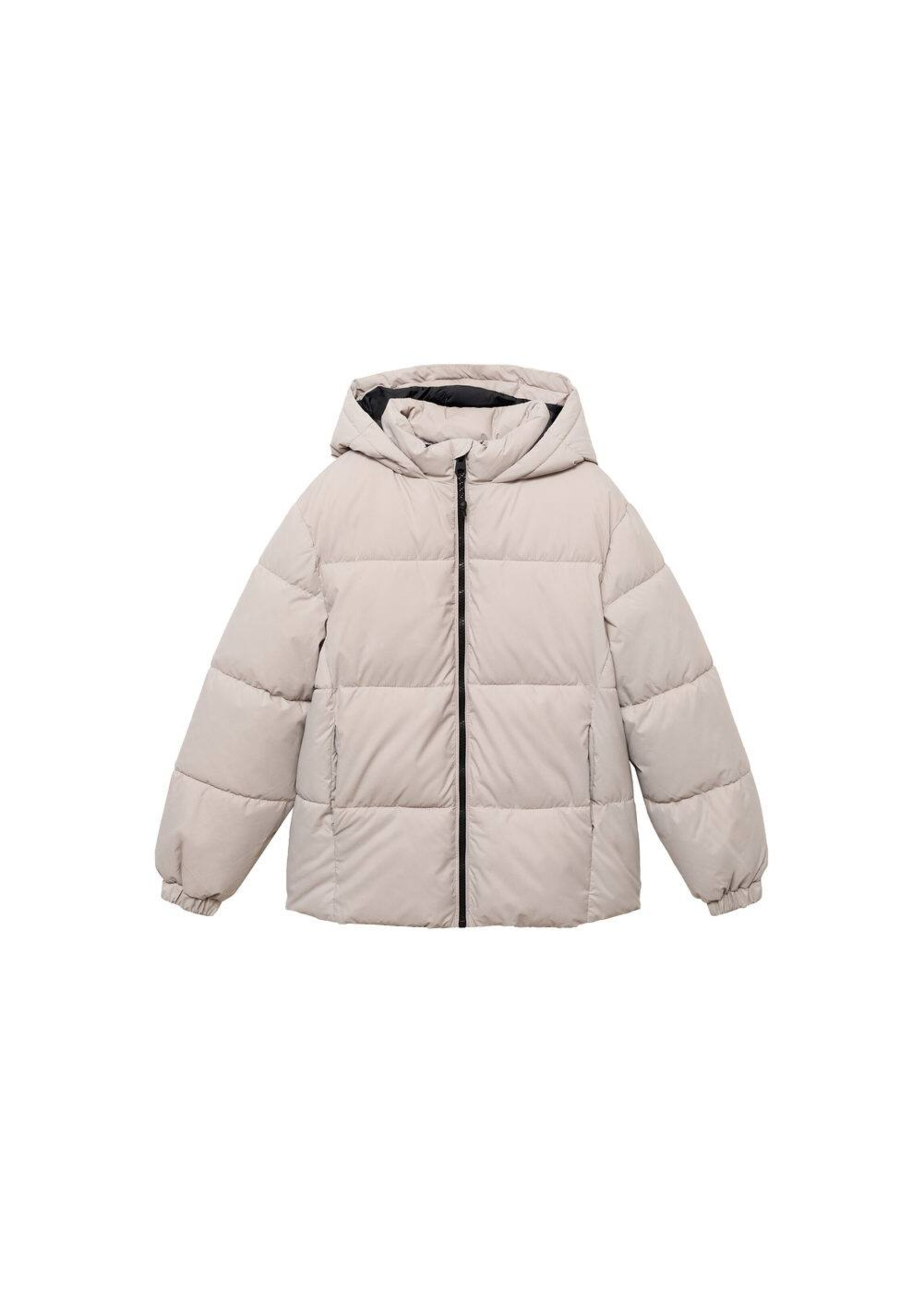 MANGO KIDS Winter Jacket 'America' in Beige: front