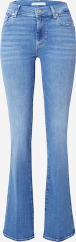 7 for all mankind Flared Jeans 'Bair Stream' in Blauw: voorkant