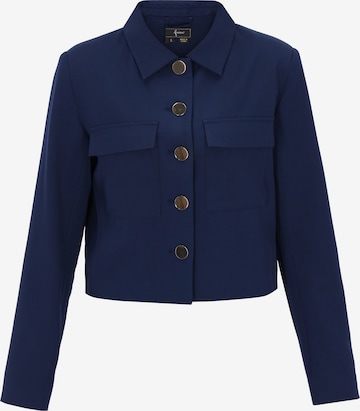Blazer faina en bleu : devant