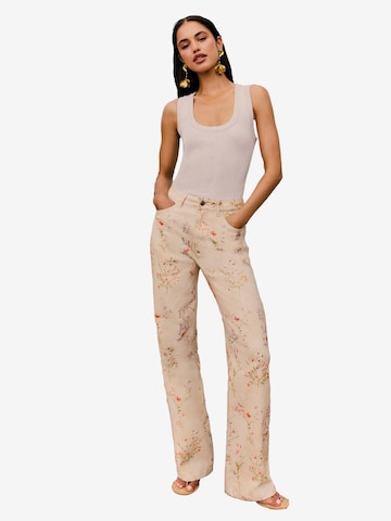 Friends Like These - Loosefit Calças de ganga em bege: frente