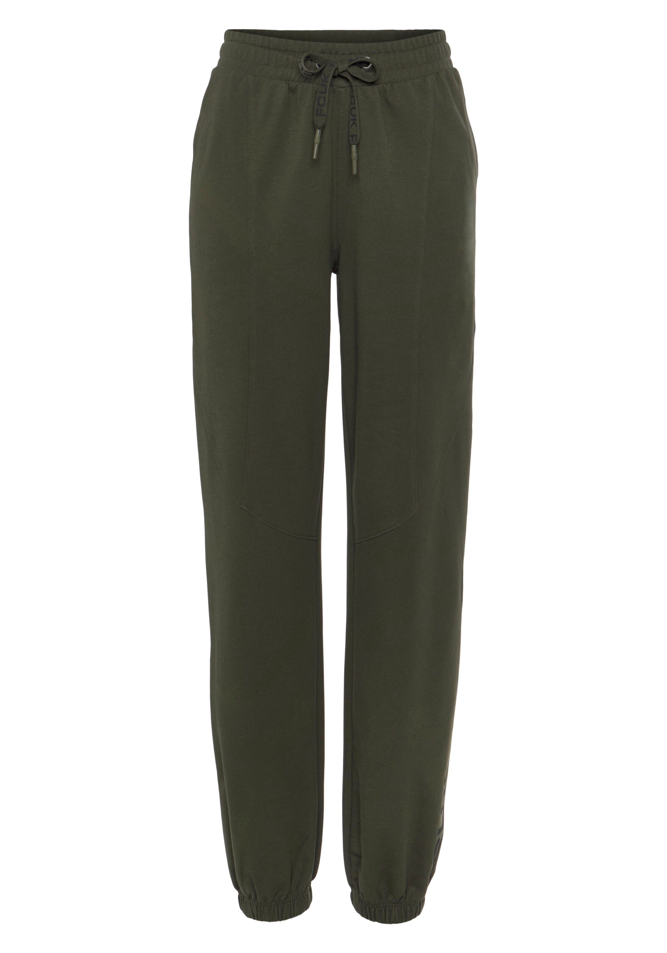 FCUK Tapered Pants in Green: front