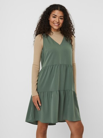 VERO MODA Jurk 'Olivia' in Groen: voorkant