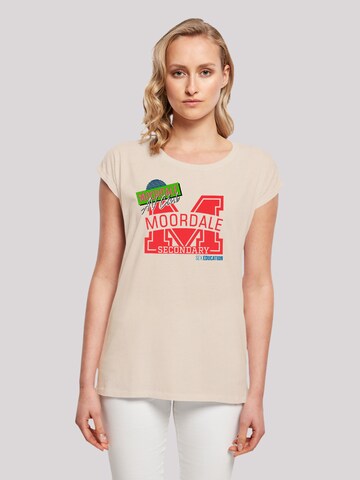 F4NT4STIC Shirt in Beige: front