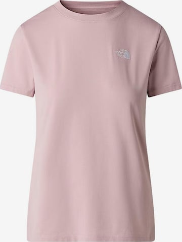 THE NORTH FACE Koszulka 'THE NORTH FACE W EVO SD SLM SS TEE T-SHIRT' w kolorze różowy: przód