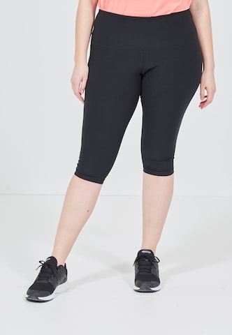 Q by Endurance Skinny Hose 'Jalon' in Schwarz: predná strana