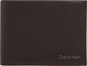 Calvin Klein Portemonnaie in Braun: front