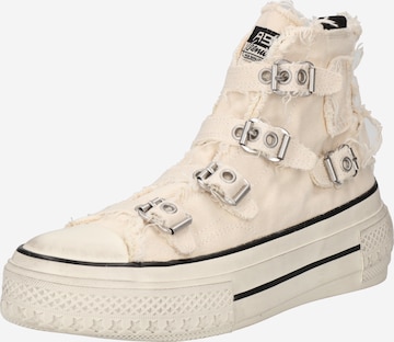 ASH Sneakers hoog 'RAINBOW' in Beige: voorkant