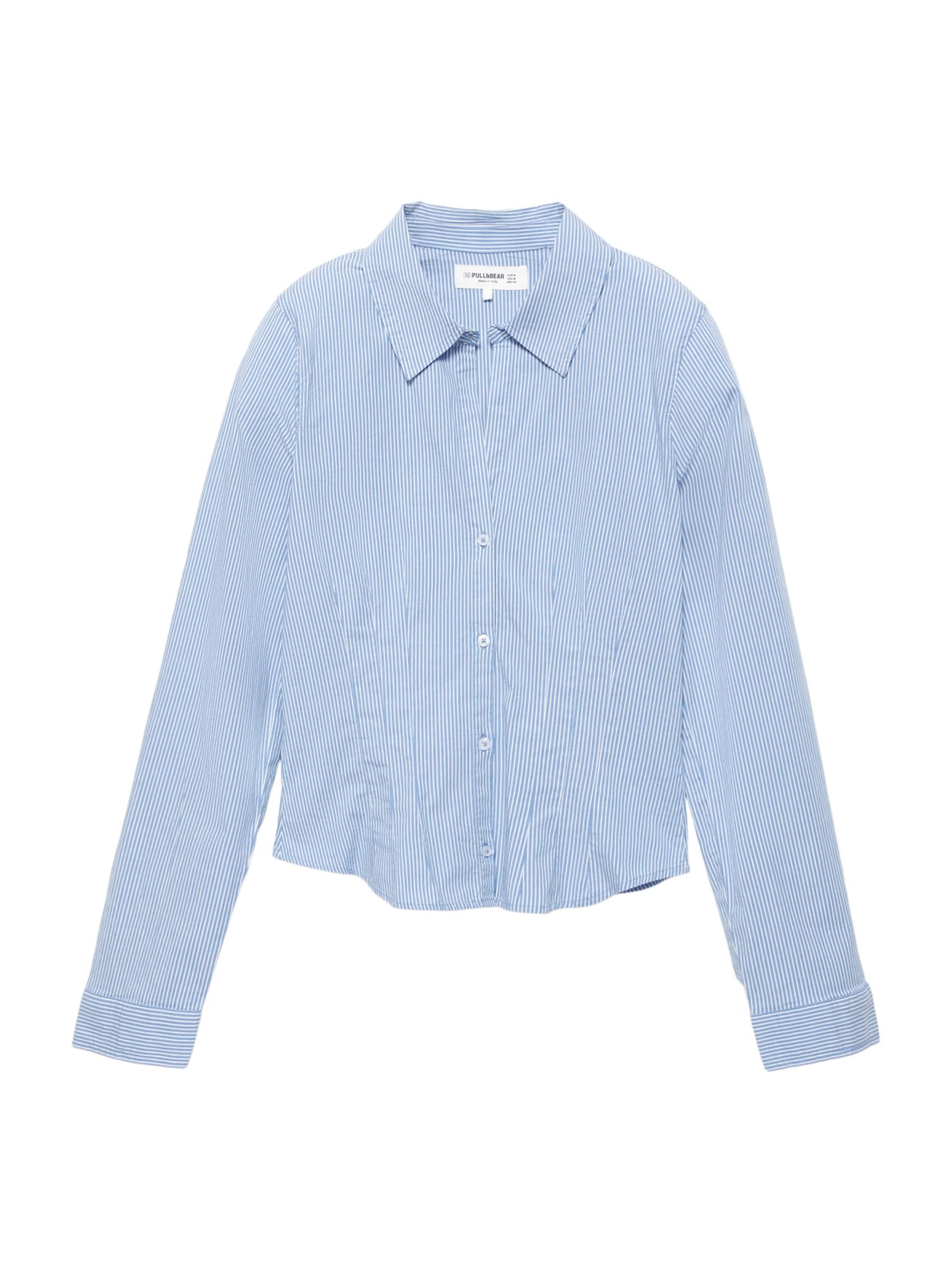 Pull&Bear Blouse in Blue: front