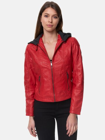 Tazzio Between-Season Jacket 'F503' in Red: front
