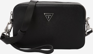 GUESS Umhängetasche 'MILANO MINI CAMENRA BAG' in Schwarz: Vorderseite