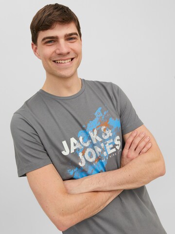 JACK & JONES Shirt 'JJNelson' in Grey