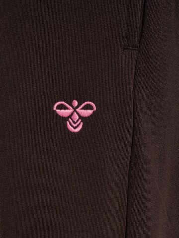 Hummel Wide leg Trousers 'Jump' in Brown