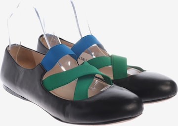 PRADA Halbschuhe 38,5 in Grün: Vorderseite