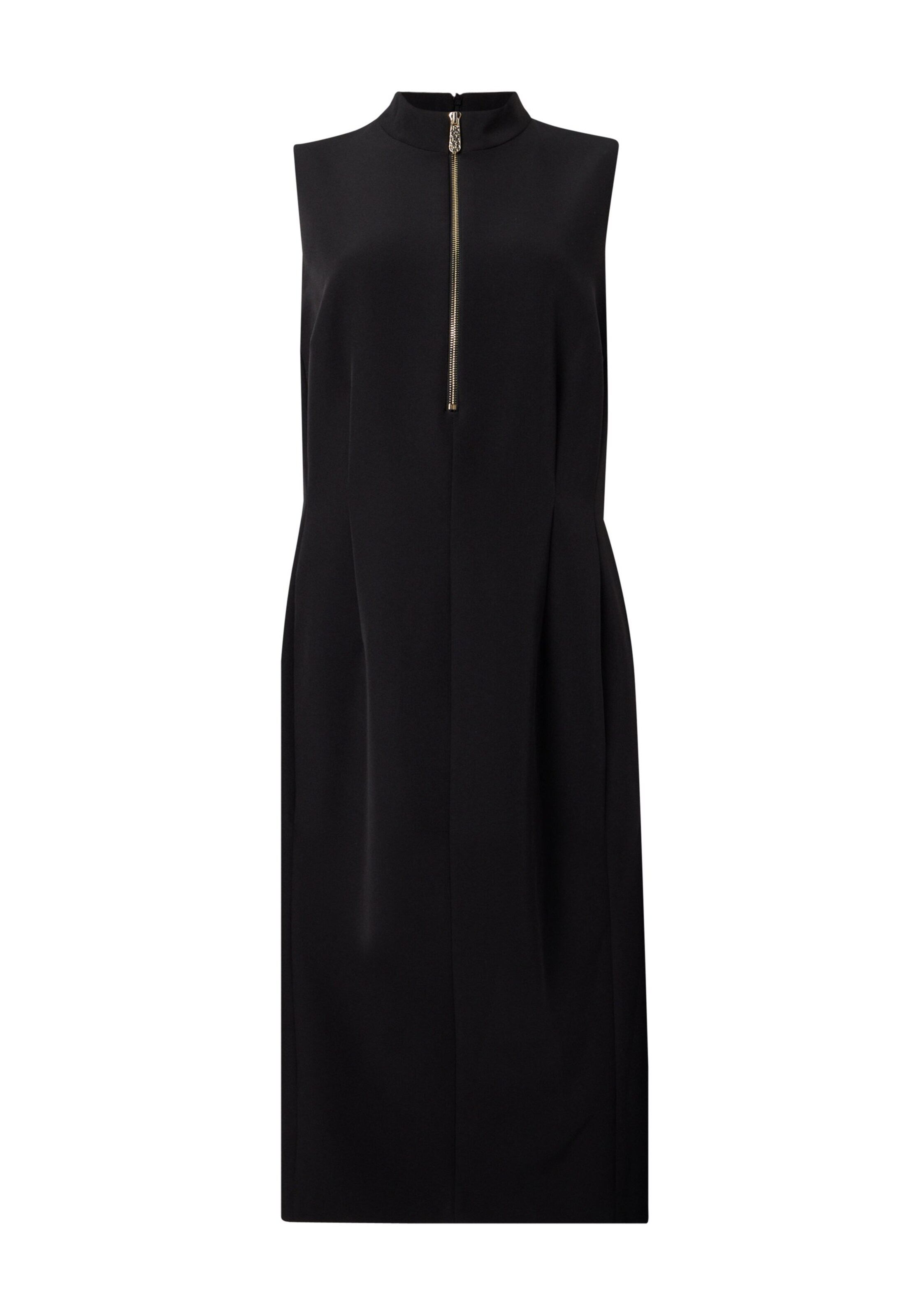 Rochie 'DOMINO' de la Persona by Marina Rinaldi pe negru: față