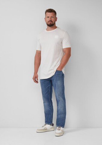 s.Oliver Men Tall Sizes Shirt in Weiß